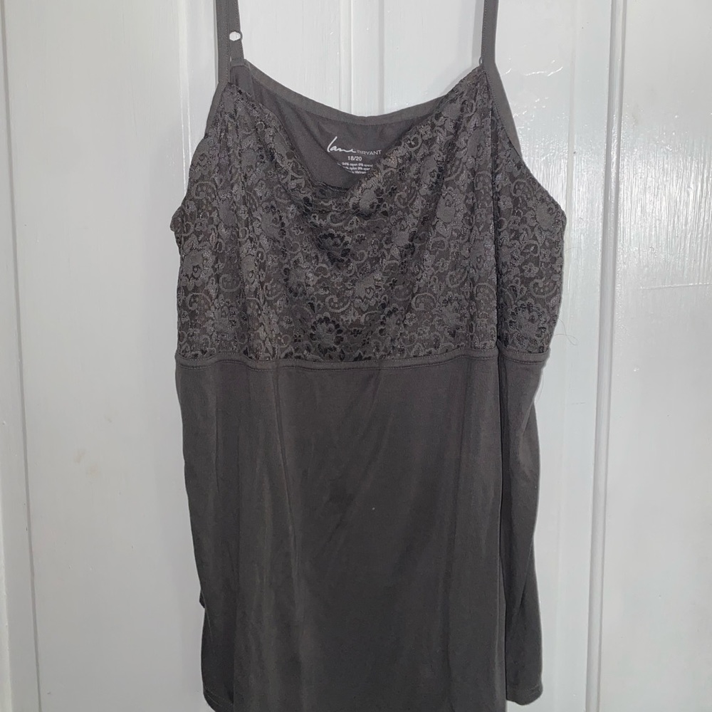 Lace Top Camisole 18/20 Lane Bryant